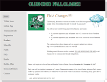 Tablet Screenshot of clubohiofallclassic.com